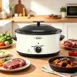 Royalcraft 8-Quart Slow Cooker with Self-Basting Lid
