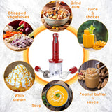 Moss & Stone 300W Hand Blender with Chopper & Whisk