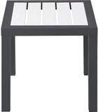 Nizuc Contemporary Outdoor Patio End Table with Durable Aluminum Frame for Stylish Relaxation