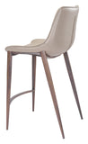 Magnus Counter Stool (Set of 2) Brown & Walnut
