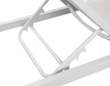 Nizuc Adjustable Sun Chaise Lounge Chair - Contemporary Outdoor Patio Aluminum Frame for Relaxation