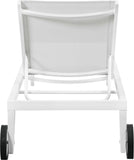 Nizuc Adjustable Sun Chaise Lounge Chair - Contemporary Outdoor Patio Aluminum Frame for Relaxation