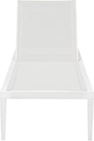 Nizuc Adjustable Sun Chaise Lounge Chair - Contemporary Outdoor Patio Aluminum Frame for Relaxation