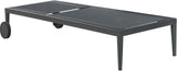 Nizuc Adjustable Sun Chaise Lounge Chair - Contemporary Outdoor Patio Aluminum Frame for Relaxation