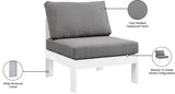 Nizuc Contemporary Outdoor Modular Patio Chair with Durable Waterproof Fabric for All-Weather Use