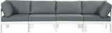 Nizuc Modular Outdoor Sofa - Stylish Waterproof Fabric, Durable Aluminum Frame, Perfect for Gatherings