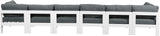Nizuc Modular Outdoor Sofa - Stylish Waterproof Fabric, Durable Aluminum Frame, Perfect for Gatherings