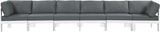 Nizuc Modular Outdoor Sofa - Stylish Waterproof Fabric, Durable Aluminum Frame, Perfect for Gatherings