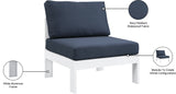 Nizuc Contemporary Outdoor Modular Patio Chair with Durable Waterproof Fabric for All-Weather Use