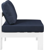 Nizuc Contemporary Outdoor Modular Patio Chair with Durable Waterproof Fabric for All-Weather Use