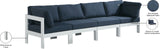 Nizuc Modular Outdoor Patio Sofa Set with Waterproof Fabric and Sturdy Aluminum Frame for Comfort
