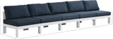 Nizuc Modular Outdoor Patio Sofa Set with Waterproof Fabric and Sturdy Aluminum Frame for Comfort
