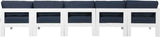 Nizuc Modular Outdoor Patio Sofa Set with Waterproof Fabric and Sturdy Aluminum Frame for Comfort