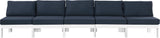 Nizuc Modular Outdoor Patio Sofa Set with Waterproof Fabric and Sturdy Aluminum Frame for Comfort