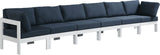 Nizuc Modular Outdoor Patio Sofa Set with Waterproof Fabric and Sturdy Aluminum Frame for Comfort