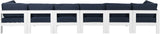 Nizuc Modular Outdoor Patio Sofa Set with Waterproof Fabric and Sturdy Aluminum Frame for Comfort