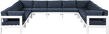 Nizuc Modular Outdoor Patio Sectional - Contemporary Design with Waterproof Fabric & Durable Frame