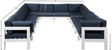 Nizuc Modular Outdoor Patio Sectional - Contemporary Design with Waterproof Fabric & Durable Frame