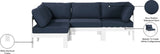 Nizuc Modular Outdoor Patio Sectional - Contemporary Design with Waterproof Fabric & Durable Frame