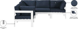 Nizuc Modular Outdoor Patio Sectional - Contemporary Design with Waterproof Fabric & Durable Frame