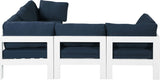 Nizuc Modular Outdoor Patio Sectional - Contemporary Design with Waterproof Fabric & Durable Frame