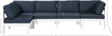Nizuc Modular Outdoor Patio Sectional - Contemporary Design with Waterproof Fabric & Durable Frame