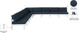 Nizuc Modular Outdoor Patio Sectional - Contemporary Design with Waterproof Fabric & Durable Frame