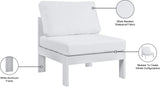 Nizuc Contemporary Outdoor Modular Patio Chair with Durable Waterproof Fabric for All-Weather Use