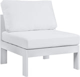 Nizuc Contemporary Outdoor Modular Patio Chair with Durable Waterproof Fabric for All-Weather Use
