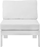 Nizuc Contemporary Outdoor Modular Patio Chair with Durable Waterproof Fabric for All-Weather Use