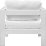 Nizuc Contemporary Outdoor Patio Arm Chair - Stylish Waterproof Fabric & Sturdy Aluminum Frame