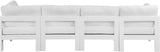 Nizuc Contemporary Outdoor Modular Sofa with Waterproof Fabric and Sturdy Aluminum Frame Design