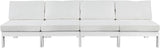 Nizuc Contemporary Outdoor Modular Sofa with Waterproof Fabric and Sturdy Aluminum Frame Design