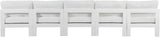 Nizuc Contemporary Outdoor Modular Sofa with Waterproof Fabric and Sturdy Aluminum Frame Design