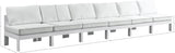 Nizuc Contemporary Outdoor Modular Sofa with Waterproof Fabric and Sturdy Aluminum Frame Design