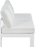 Nizuc Contemporary Outdoor Modular Sofa with Waterproof Fabric and Sturdy Aluminum Frame Design