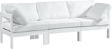 Nizuc Contemporary Outdoor Modular Sofa with Waterproof Fabric and Sturdy Aluminum Frame Design