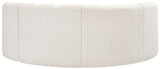 Arc - Boucle Fabric 4 Piece U-Shaped Modular Sofa