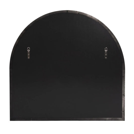 Van Buren Brushed Black Arched Mirror