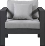 Nizuc Contemporary Outdoor Patio Arm Chair - Stylish Waterproof Fabric & Sturdy Aluminum Frame