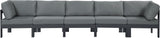 Nizuc Modular Outdoor Sofa - Stylish Waterproof Fabric, Durable Aluminum Frame, Perfect for Gatherings