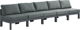 Nizuc Modular Outdoor Sofa - Stylish Waterproof Fabric, Durable Aluminum Frame, Perfect for Gatherings