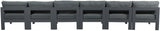 Nizuc Modular Outdoor Sofa - Stylish Waterproof Fabric, Durable Aluminum Frame, Perfect for Gatherings