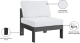 Nizuc Contemporary Outdoor Modular Patio Chair with Durable Waterproof Fabric for All-Weather Use