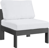 Nizuc Contemporary Outdoor Modular Patio Chair with Durable Waterproof Fabric for All-Weather Use