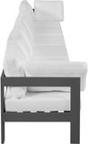 Nizuc Contemporary Outdoor Modular Sofa with Waterproof Fabric and Sturdy Aluminum Frame Design