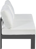 Nizuc Contemporary Outdoor Modular Sofa with Waterproof Fabric and Sturdy Aluminum Frame Design