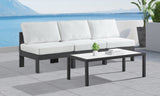 Nizuc Contemporary Outdoor Modular Sofa with Waterproof Fabric and Sturdy Aluminum Frame Design