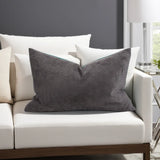 Pillow 14 x 22 Pana Charcoal - Down Insert