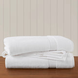 800gsm Oversized 2-Piece Bath Towel/Bath Sheet Set, White